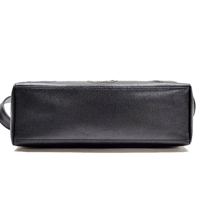 【中古品】【レディース】 CHANEL シャネル トリプルココマーク キャビアスキン チェーン トートバッグ ハンドバッグ ショルダーバッグ カバン 鞄 182-240718-as-03-izu カラー：ブラック 万代Net店