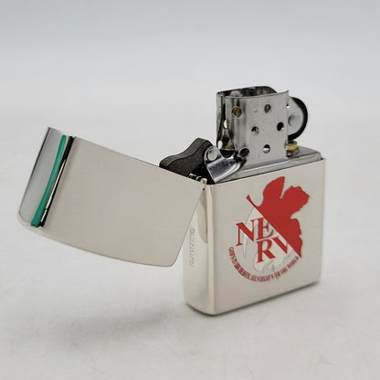 【中古品】【メンズ/レディース】 ZIPPO ジッポ EVASTORE ORIGINAL NERV OIL LIGHTER エヴァストア オリジナル オイルライター リバイバル版 喫煙具 206-250921-as-03-izu カラー：シルバー 万代Net店