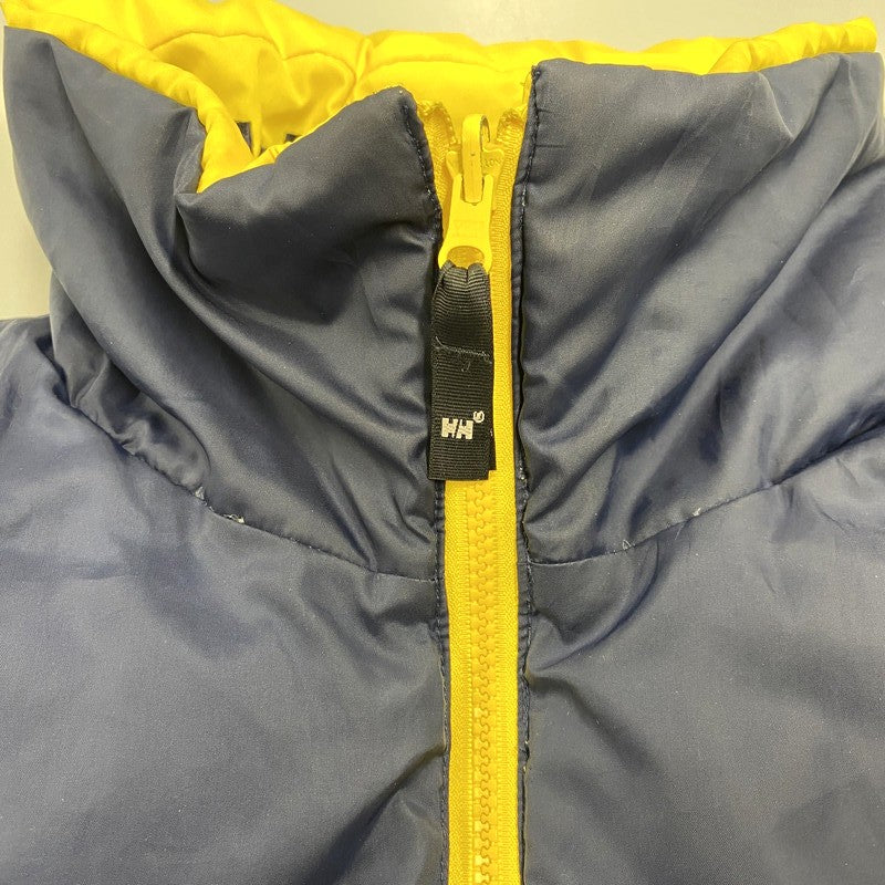 【現状渡し品】【メンズ】 HELLY HANSEN ヘリーハンセン REVERSIBLE DOWN JACKET D-OS-9300 210456AD リバーシブル ダウンジャケット アウター 144-250614-as-12-izu サイズ：M カラー：ネイビー/イエロー 万代Net店