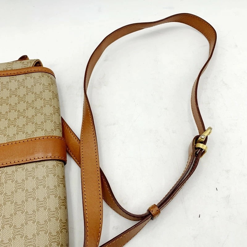 【中古品】【レディース】 CELINE セリーヌ DM93 マカダム柄 VINTAGE ショルダーバッグ カバン 180-230402-mk-52-izu カラー：茶系 万代Net店