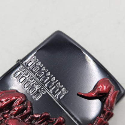 【中古品】【メンズ/レディース】 ZIPPO ジッポ VENOM SCORPION OIL LIGHTER ヴェノム スコーピオン オイルライター 喫煙具 206-250921-as-04-izu カラー：ブラック×レッド 万代Net店