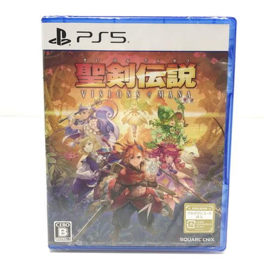 【中古美品】 【未開封】PlayStation5 PS5 ソフト 聖剣伝説 VISIONS of MANA [CERO区分_B / 12歳以上対象] 026-251215-yk-07-tag 万代Net店