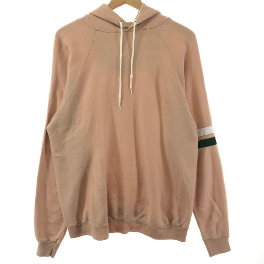 【中古品】【メンズ】 USED TULTEX USA製 SWEAT HOODIE スウェットフーディー パーカー トップス アウター ブランド 古着 145-241004-nm-6-fuz サイズ：XL カラー：ピンク ベージュ 万代Net店