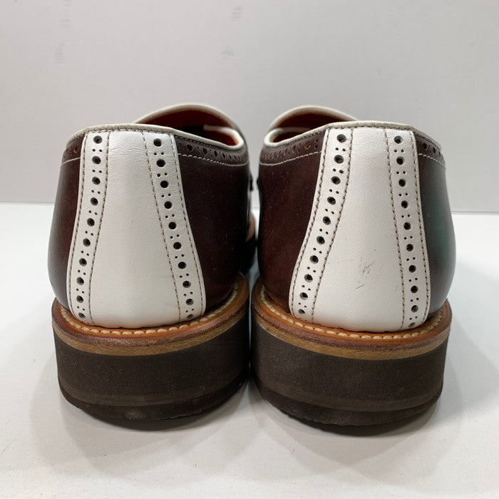 【中古品】【メンズ】 R.J.B アールジェイビー L123A ローファー シューズ 靴 164-250517-gm-36-fuz サイズ：9 カラー：ブラウン ホワイト 万代Net店