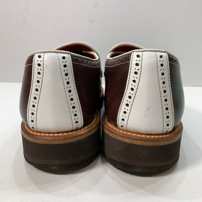 【中古品】【メンズ】 R.J.B アールジェイビー L123A ローファー シューズ 靴 164-250517-gm-36-fuz サイズ：9 カラー：ブラウン ホワイト 万代Net店