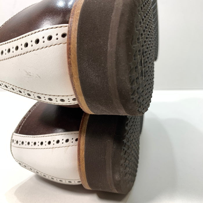 【中古品】【メンズ】 R.J.B アールジェイビー L123A ローファー シューズ 靴 164-250517-gm-36-fuz サイズ：9 カラー：ブラウン ホワイト 万代Net店