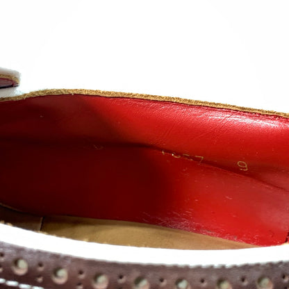 【中古品】【メンズ】 R.J.B アールジェイビー L123A ローファー シューズ 靴 164-250517-gm-36-fuz サイズ：9 カラー：ブラウン ホワイト 万代Net店