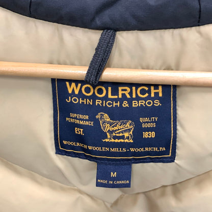 【中古品】【メンズ】 WOOLRICH ウールリッチ ARCTIC PARKA ダウンジャケット アウター ブランド 古着 144-250517-gm-18-fuz サイズ：M カラー：ブラック 万代Net店