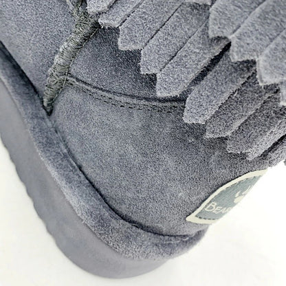 【中古品】【レディース】 BEARPAW ベアパウ ムートンブーツ シューズ 靴 167-231202-mk-25-izu サイズ：24cm カラー：グレー 万代Net店