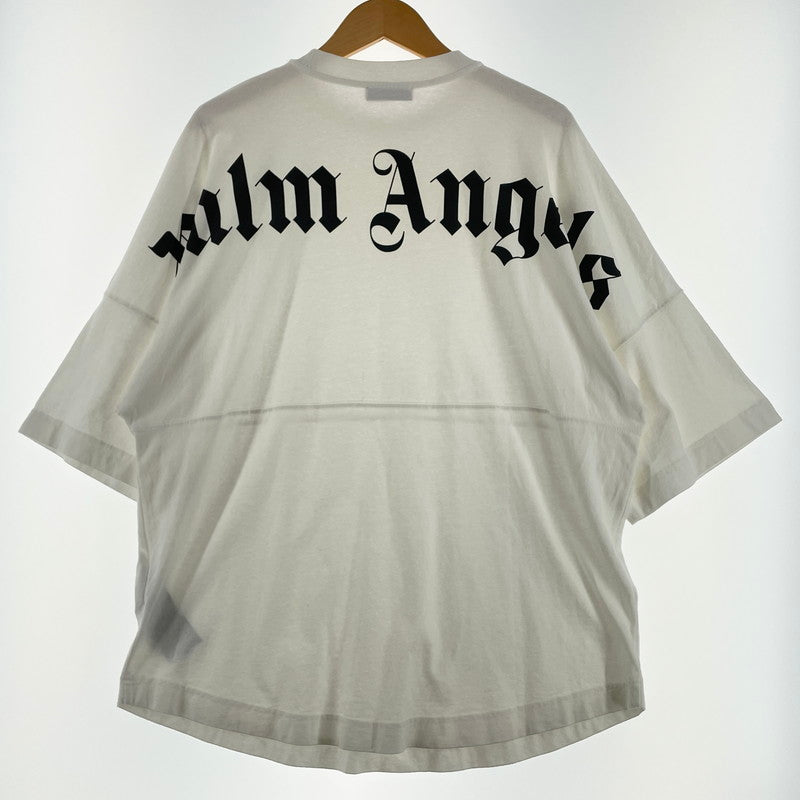 【中古品】【メンズ】 PALMANGELS パームエンジェルス 19SS CREW NECK BACK LOGO TEE PMAA002S19413007 19春夏 クルー ネック バック ロゴ Ｔシャツ 半袖 トップス 141-260630-sa-02-tei サイズ：S カラー：ホワイト 万代Net店
