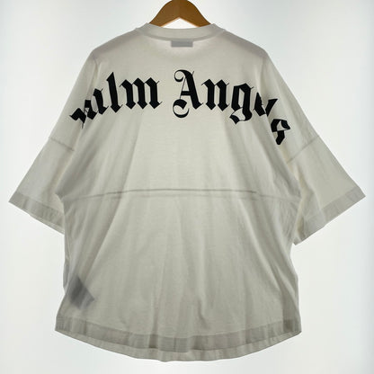 【中古品】【メンズ】 PALMANGELS パームエンジェルス 19SS CREW NECK BACK LOGO TEE PMAA002S19413007 19春夏 クルー ネック バック ロゴ Ｔシャツ 半袖 トップス 141-260630-sa-02-tei サイズ：S カラー：ホワイト 万代Net店