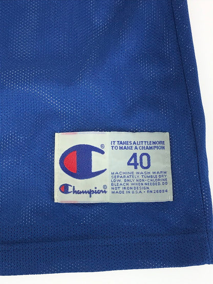 【中古品】【メンズ】 Champion チャンピオン 90's NBA WOLVES GAME TOP ゲームトップ メッシュタンクトップ 146-240714-hi-08-tag サイズ：40 カラー：ブルー 万代Net店