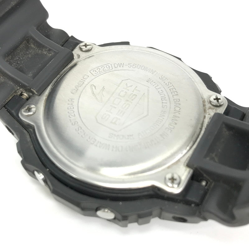 【現状渡し品】【メンズ】 G-SHOCK ジーショック DIGITAL 5600 SERIES DW-5600MNT-1JR デジタル クォーツ 腕時計 196-260420-na-01-tag カラー：ブラック 万代Net店
