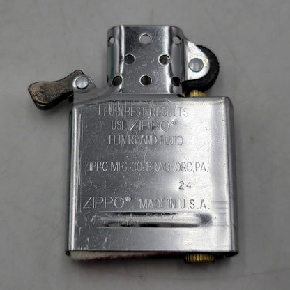 【中古品】【メンズ/レディース】 ZIPPO ジッポ × HARLEY-DAVIDSON ハーレーダビッドソン FLAMES SAPPHIRE OIL LIGHTER オイルライター 喫煙具 206-250921-as-06-izu カラー：ブルー系 万代Net店