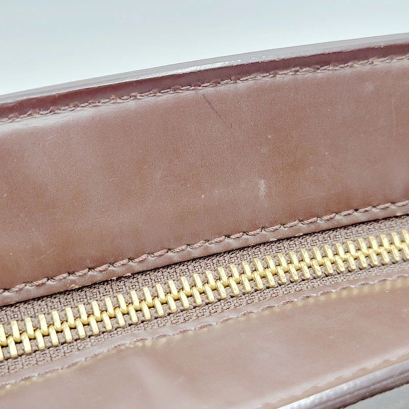 【中古品】【メンズ/レディース】 LOUIS VUITTON ルイ・ヴィトン N41226 ダミエ エベヌ サックプラPM ハンドバッグ 179-231224-mk-03-izu カラー：ブラウン 万代Net店