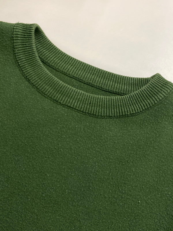 【中古品】【メンズ】 crepuscule クレプスキュール CREW NECK SS T-SHIRT 1801‐025 クルーネック 半袖 Ｔシャツ メンズ トップス 厚手 140-250822-em-04-min サイズ：F カラー：モスグリーン 万代Net店
