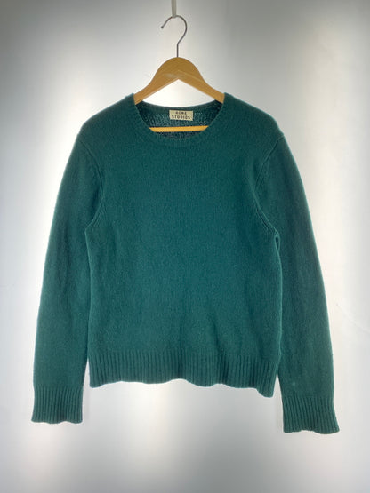【中古品】【メンズ】 ACNE STUDIOS アクネストゥディオズ CHET AW13 WOOL SWEATER チェット エーダブリュー13 ウール セーター メンズ ニット トップス 141-261005-em-02-min サイズ：XS カラー：グリーン 万代Net店