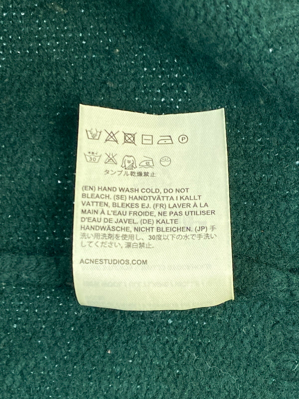 【中古品】【メンズ】 ACNE STUDIOS アクネストゥディオズ CHET AW13 WOOL SWEATER チェット エーダブリュー13 ウール セーター メンズ ニット トップス 141-261005-em-02-min サイズ：XS カラー：グリーン 万代Net店