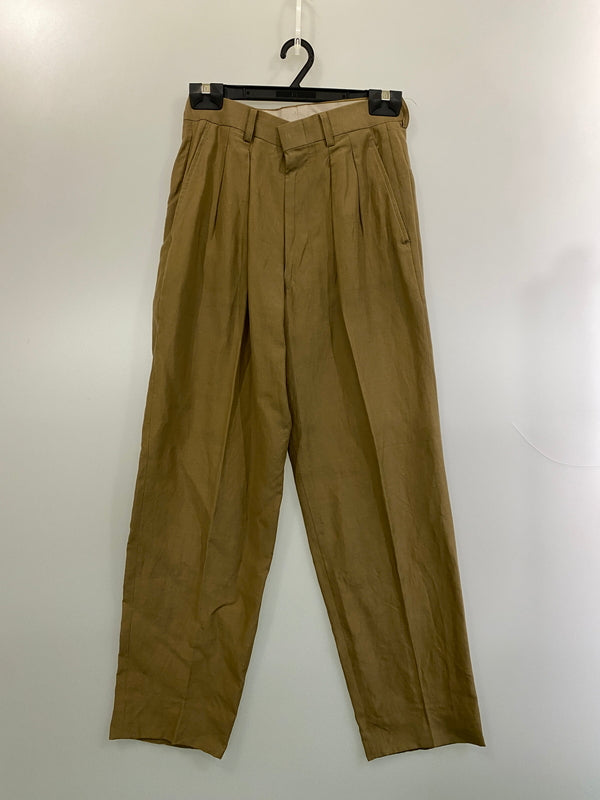 【中古品】【メンズ】 ARBATAX アルバタックス YZIP SLACKS PANTS スラックス パンツ メンズ ボトムス ヴィンテージ 157-260615-em-36-min サイズ：S カラー：ブラウン 万代Net店