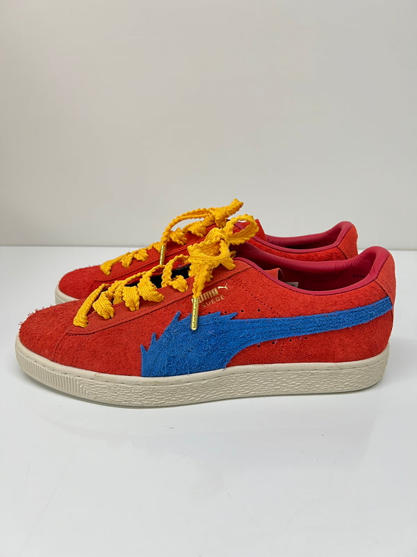 【中古品】【メンズ】 PUMA プーマ × ONE PIECE BUGGY 別注 コラボ SUEDE 396520-01 スウェード ワンピース バギー スニーカー 靴 162-260822-YS-12-hon サイズ：28 カラー：For All Time Red-Ultra Blue 万代Net店