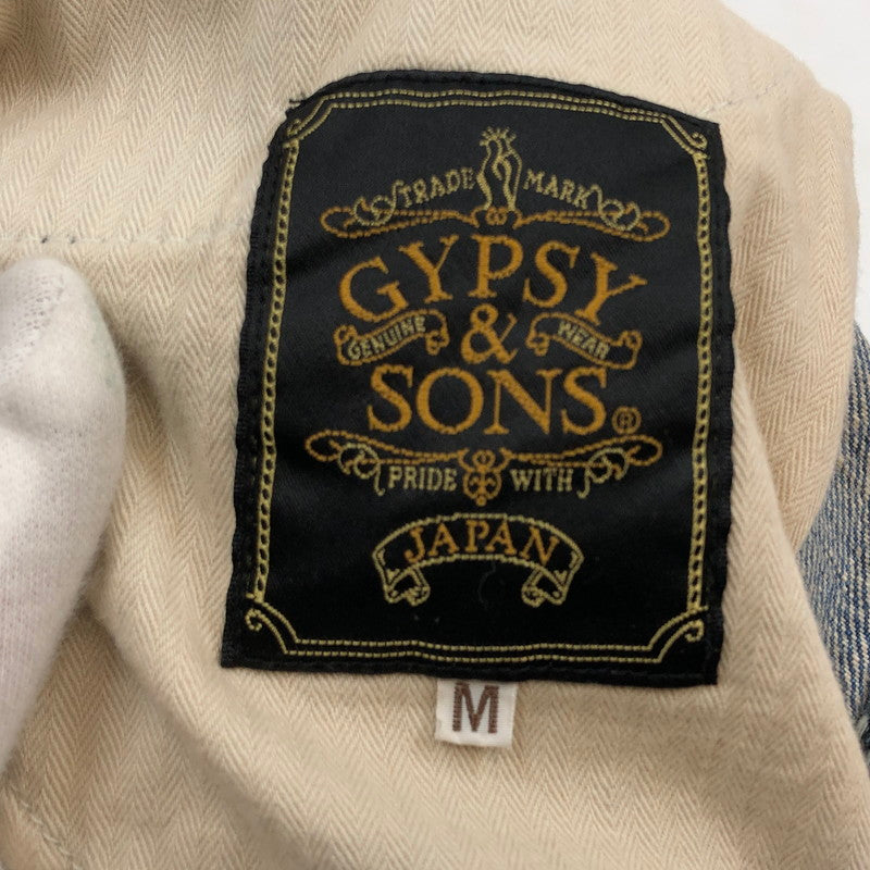 【現状渡し品】【メンズ】 GYPSY&SONS ジプシーアンドサンズ KEELMAN PANTS GN08 GS1249905 キールマン デニムパンツ ボトムス 156-260205-hn-04-fur サイズ：M カラー：インディゴ 万代Net店