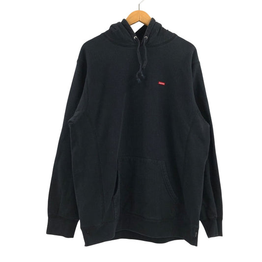 【現状渡し品】【メンズ】 Supreme シュプリーム SMALL BOX LOGO HOODED SWEATSHIRT スモールボックスロゴ ジップ フーテッド スウェットシャツ パーカー 長袖 トップス 149-251126-hn-02-fur サイズ：XL カラー：ブラック 万代Net店