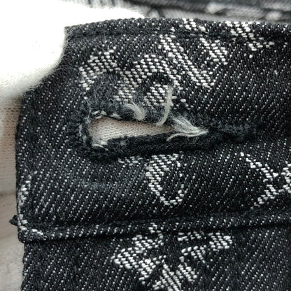 【中古品】【メンズ】 SUPPLIER サプライヤー MONOGRAM DENIM PANTS モノグラム デニムパンツ ボトムス 153-260502-hn-07-fur サイズ：S カラー：ブラック 万代Net店