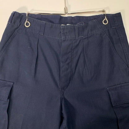 【中古品】【メンズ】 USED MILITARY CARGO PANTS ミリタリーカーゴパンツ ボトムス ブランド 古着 156-260215-gm-08-fuz サイズ：84/90 カラー：ネイビー 万代Net店
