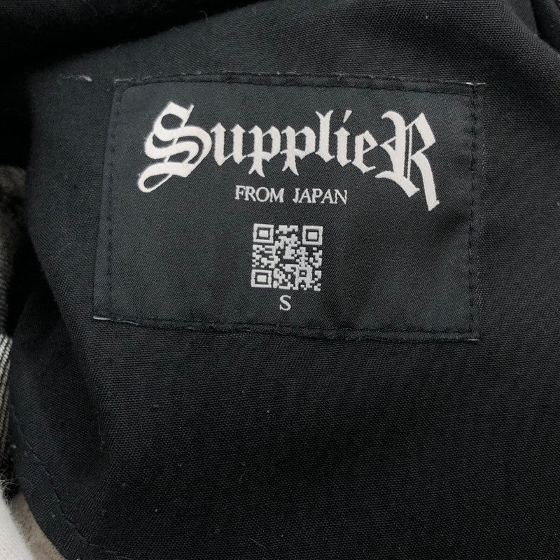 【中古品】【メンズ】 SUPPLIER サプライヤー MONOGRAM DENIM PANTS モノグラム デニムパンツ ボトムス 153-260502-hn-07-fur サイズ：S カラー：ブラック 万代Net店