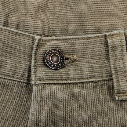 【中古品】【メンズ】 WAREHOUSE ウエアハウス × BEAMS PLUS ビームスプラス LOT1991 セコハンピケ パンツ ボトムス 156-260205-hn-05-fur サイズ：W32 L29 カラー：カーキ 万代Net店