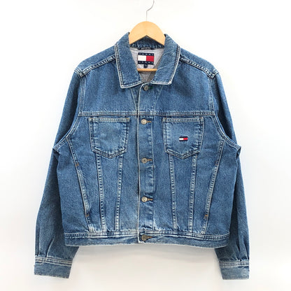【中古品】【メンズ】 TOMMY JEANS トミージーンズ DENIM JACKET デニムジャケット Gジャン アウター 147-261014-hn-05-fur サイズ：M カラー：インディゴ 万代Net店