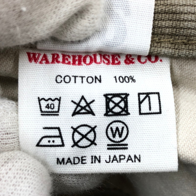 【中古品】【メンズ】 WAREHOUSE ウエアハウス × BEAMS PLUS ビームスプラス LOT1991 セコハンピケ パンツ ボトムス 156-260205-hn-05-fur サイズ：W32 L29 カラー：カーキ 万代Net店