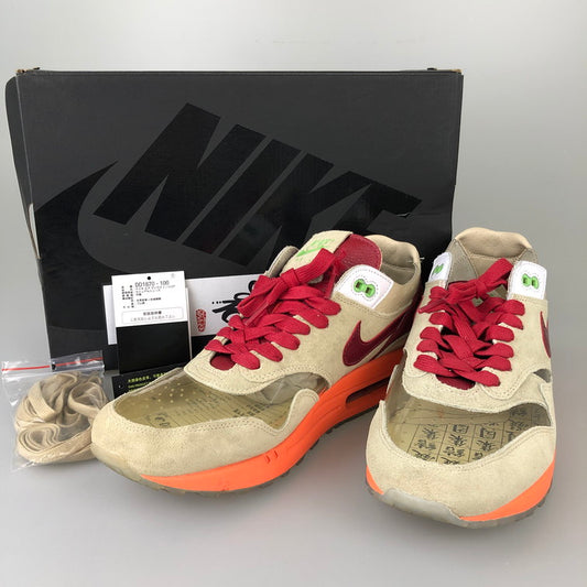 【中古品】【メンズ】 NIKE ナイキ CLOT × NIKE DD1870-100 AIR MAX １ KISS OF DEATH 160-250616-SY-11-iwa サイズ：28.0 カラー：ORANGE RED BEIGE 万代Net店