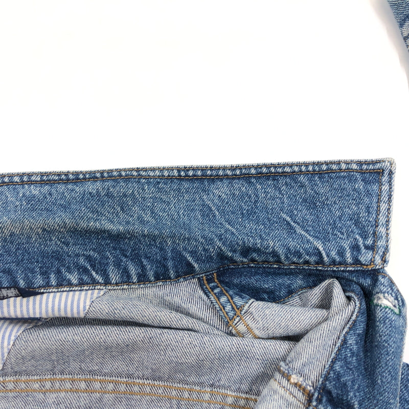 【中古品】【メンズ】 TOMMY JEANS トミージーンズ DENIM JACKET デニムジャケット Gジャン アウター 147-261014-hn-05-fur サイズ：M カラー：インディゴ 万代Net店