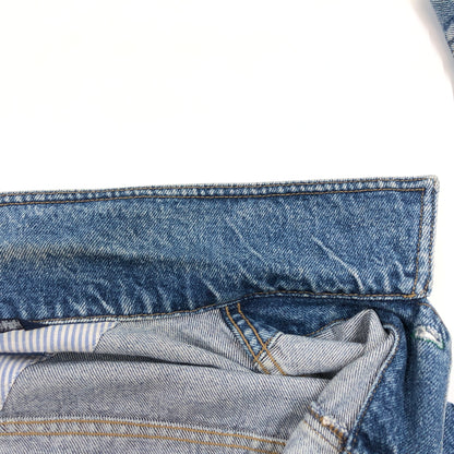 【中古品】【メンズ】 TOMMY JEANS トミージーンズ DENIM JACKET デニムジャケット Gジャン アウター 147-261014-hn-05-fur サイズ：M カラー：インディゴ 万代Net店
