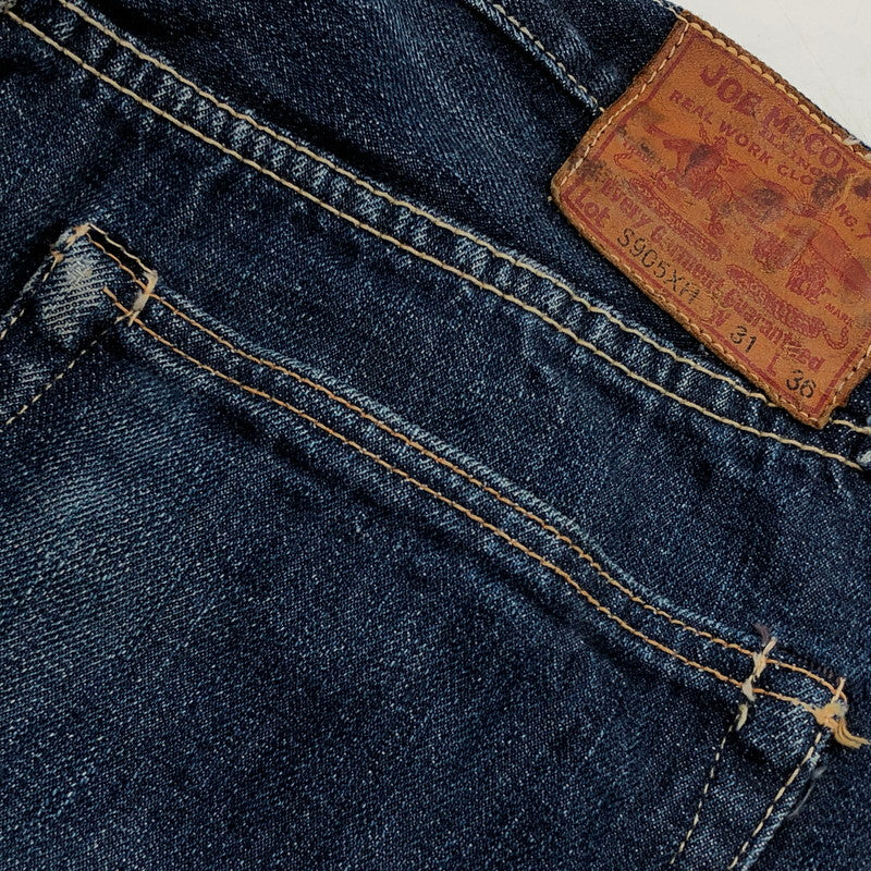 【ジャンク品】【メンズ】 JOE McCOY ジョーマッコイ STRAIGHT DENIM S905XH ストレート デニムパンツ ボトムス 156-260205-hn-06-fur サイズ：W31 L36 カラー：インディゴ 万代Net店