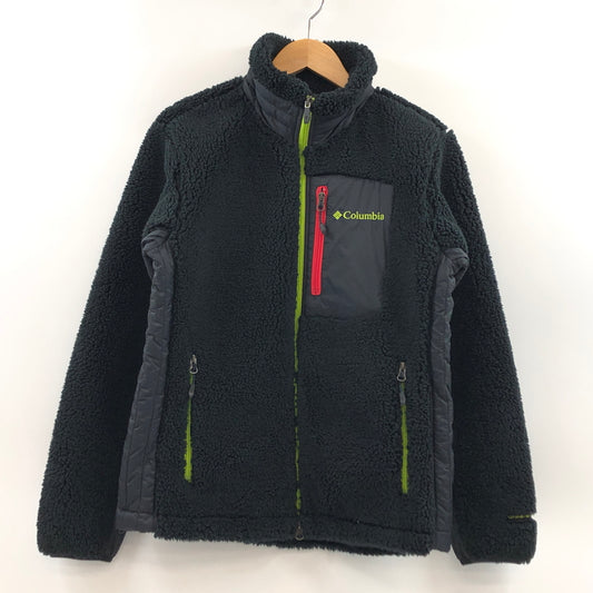 【中古品】【メンズ】 COLUMBIA コロンビア ARCHER RIDGE FLEECE JACKET PM5613 アーチャーリッジ フリースジャケット ボアジャケット アウター 144-261014-hn-07-fur サイズ：M カラー：ブラック 万代Net店