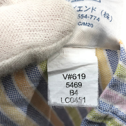 【中古品】【メンズ】 LANDS END ランズエンド L/S BD STRIPE SHIRT 長袖 ボタンダウン ストライプシャツ カジュアルシャツ トップス 146-260502-hn-09-fur サイズ：36 カラー：マルチカラー 万代Net店