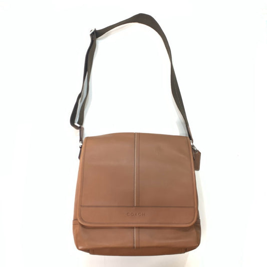 【中古品】【レディース】 COACH コーチ F70663 LEXINGTON LEATHER MAP BAG レザーショルダーバッグ ブランド カバン 180-260214-gm-25-fuz カラー：ブラウン 万代Net店