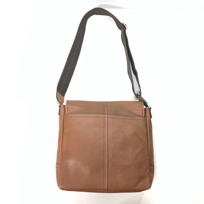 【中古品】【レディース】 COACH コーチ F70663 LEXINGTON LEATHER MAP BAG レザーショルダーバッグ ブランド カバン 180-260214-gm-25-fuz カラー：ブラウン 万代Net店