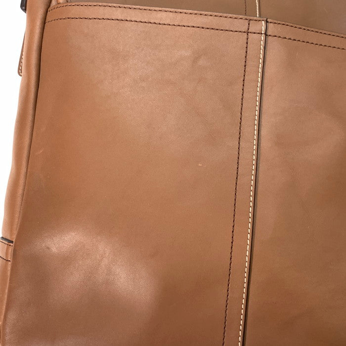 【中古品】【レディース】 COACH コーチ F70663 LEXINGTON LEATHER MAP BAG レザーショルダーバッグ ブランド カバン 180-260214-gm-25-fuz カラー：ブラウン 万代Net店