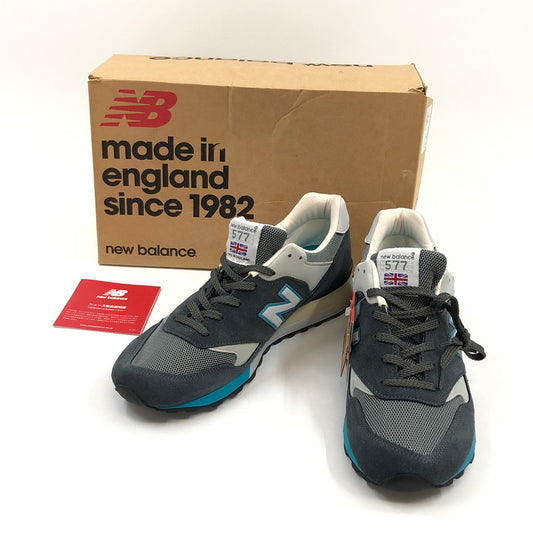 【中古品】【メンズ】 NEW BALANCE ニューバランス M577DGB イングランド製 スニーカー シューズ 靴 162-260503-hn-01-fur サイズ：29.0cm US11 カラー：グレー/ブルー/ホワイト 万代Net店