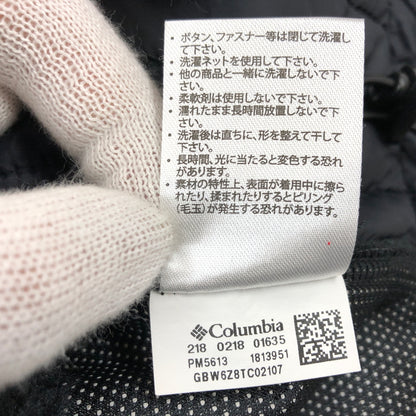 【中古品】【メンズ】 COLUMBIA コロンビア ARCHER RIDGE FLEECE JACKET PM5613 アーチャーリッジ フリースジャケット ボアジャケット アウター 144-261014-hn-07-fur サイズ：M カラー：ブラック 万代Net店
