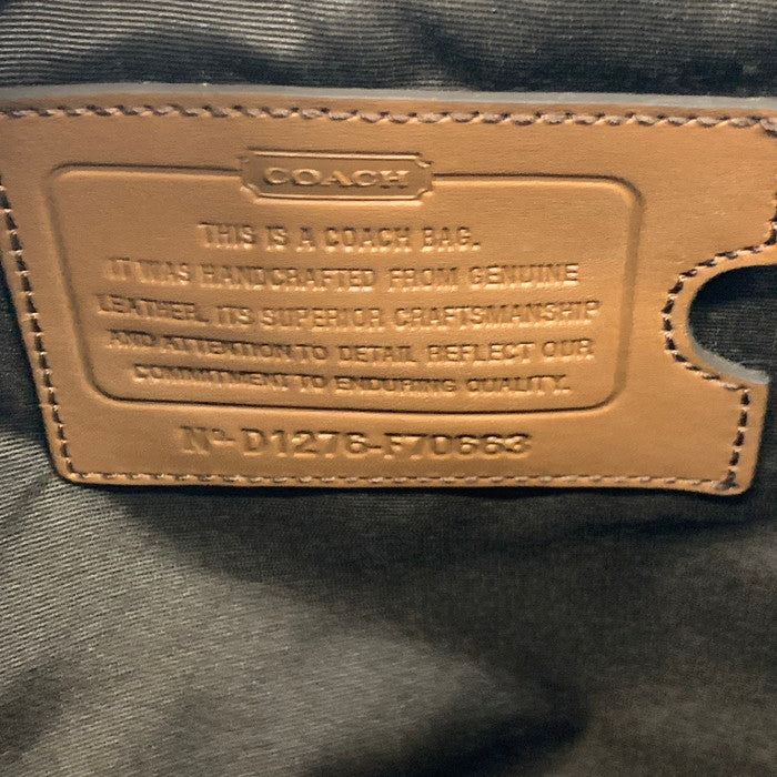 【中古品】【レディース】 COACH コーチ F70663 LEXINGTON LEATHER MAP BAG レザーショルダーバッグ ブランド カバン 180-260214-gm-25-fuz カラー：ブラウン 万代Net店