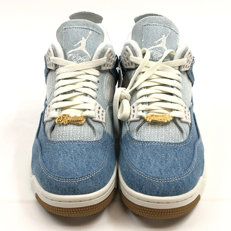 【中古美品】【メンズ】 NIKE ナイキ WOMEN'S AIR JORDAN 4 DENIM "WORN BLUE" IB6716-100 ウィメンズ エアジョーダン4 デニム ウォーンブルー スニーカー シューズ 靴 160-261014-hn-09-fur サイズ：27.5cm US10.5 カラー：ブルー/ホワイト 万代Net店