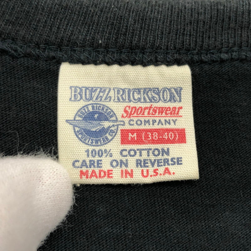 【中古品】【メンズ】 Buzz Rickson's バズリクソンズ Jungle Air Force S/STee ジャングルエアフォース ショートスリーブ Tシャツ 半袖 トップス 145-250522-hn-06-fur サイズ：M カラー：ブラック 万代Net店