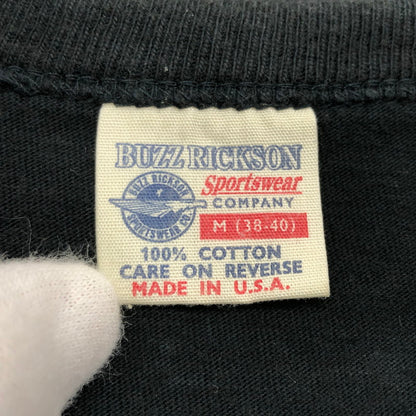 【中古品】【メンズ】 Buzz Rickson's バズリクソンズ Jungle Air Force S/STee ジャングルエアフォース ショートスリーブ Tシャツ 半袖 トップス 145-250522-hn-06-fur サイズ：M カラー：ブラック 万代Net店