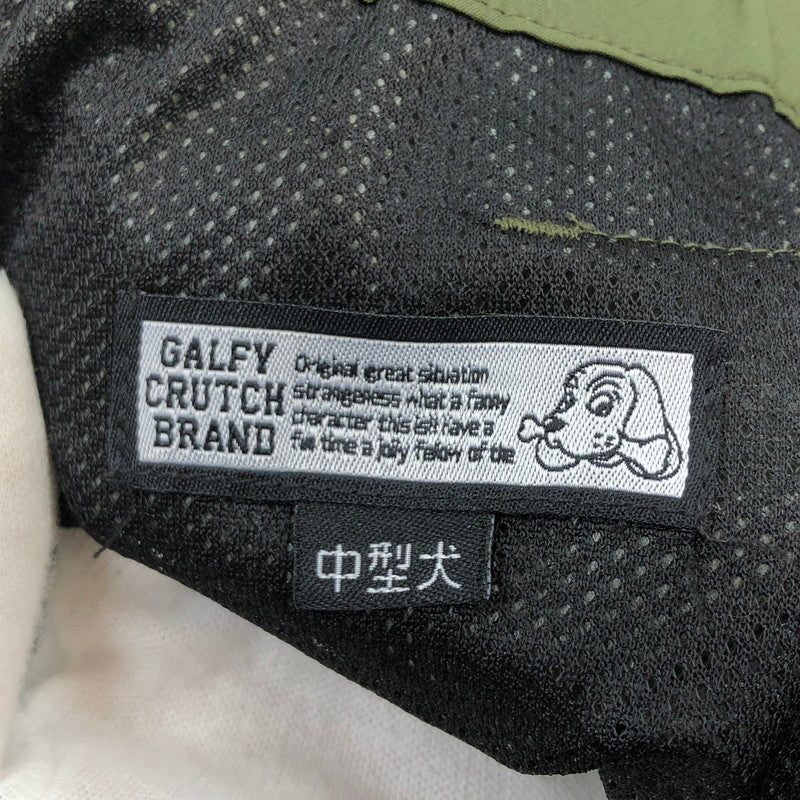 【中古品】【メンズ/レディース】 GALFY ガルフィー NYLON CARGO PANTS 103012 ナイロンカーゴパンツ 刺繡 ボトムス 153-260503-hn-02-fur サイズ：中型犬(L) カラー：オリーブ系 万代Net店
