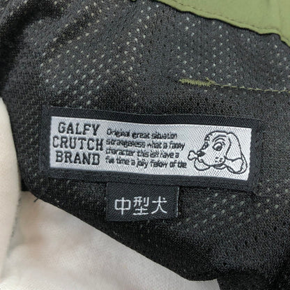 【中古品】【メンズ/レディース】 GALFY ガルフィー NYLON CARGO PANTS 103012 ナイロンカーゴパンツ 刺繡 ボトムス 153-260503-hn-02-fur サイズ：中型犬(L) カラー：オリーブ系 万代Net店