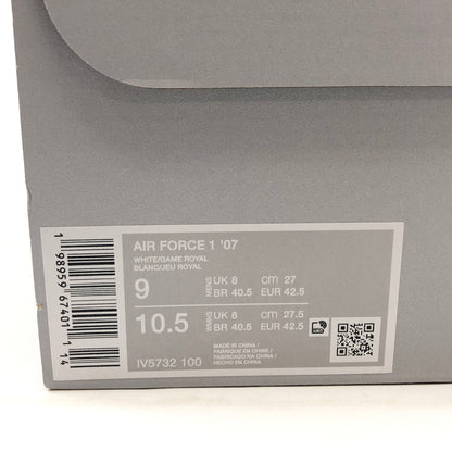 【中古品】【メンズ】 NIKE ナイキ AIR FORCE 1 LOW "GAME ROYAL" IV5732-100 エアフォース1 ロー ゲームロイヤル スニーカー シューズ 靴 160-261014-hn-10-fur サイズ：27.0cm US9 カラー：ホワイト/ブルー 万代Net店